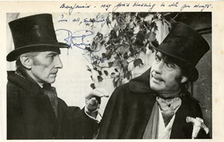 Peter Cushing autograph