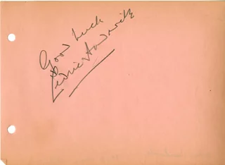 Cedric Hardwicke autograph