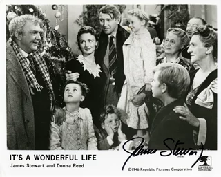 James Stewart autograph