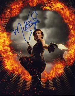 Milla Jovovich autograph