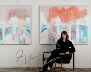 Elizabeth Blau autograph