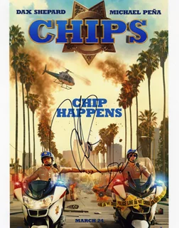 CHiPs autograph