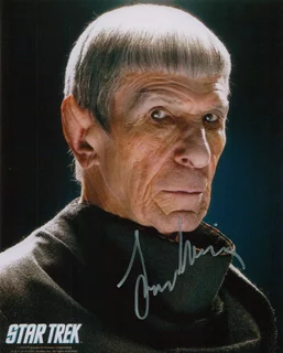 Leonard Nimoy autograph