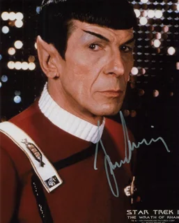 Leonard Nimoy autograph