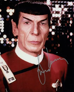 Leonard Nimoy autograph