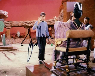 Leonard Nimoy autograph