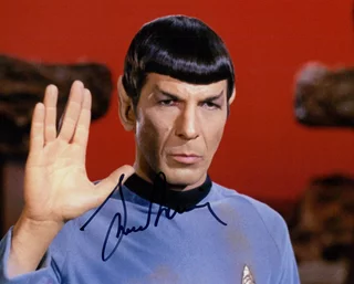Leonard Nimoy autograph