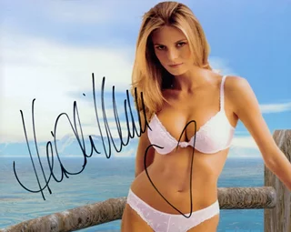 Heidi Klum autograph