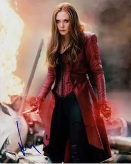 Elizabeth Olsen autograph
