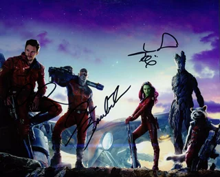 Guardians of The Galaxy autograph