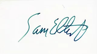 Sam Elliott autograph