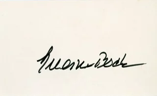 Gregory Peck autograph