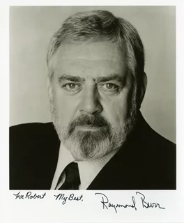 Raymond Burr autograph