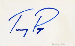 Tommy Page autograph