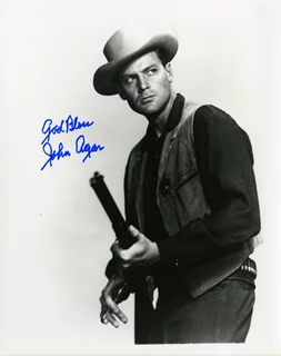 John Agar autograph