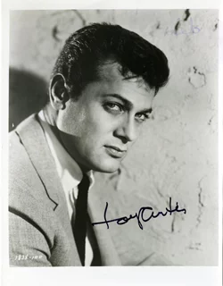 Tony Curtis autograph