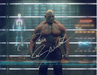 Dave Bautista autograph