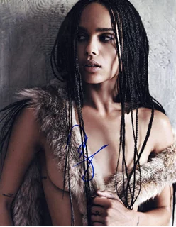Zoe Kravitz autograph