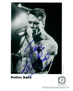 Henry Rollins autograph