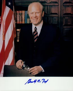 Gerald Ford autograph