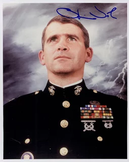 Oliver North autograph
