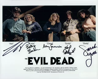 The Evil Dead autograph