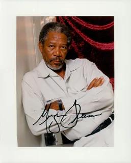 Morgan Freeman autograph