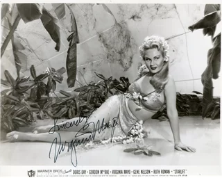 Virginia Mayo autograph