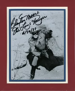 Clayton Moore autograph