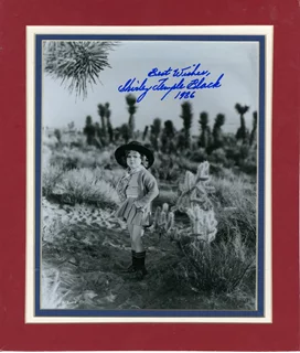 Shirley Temple Black autograph