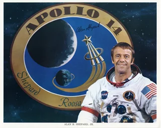 Alan Shepard autograph