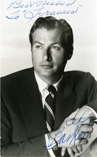 Lex Barker autograph