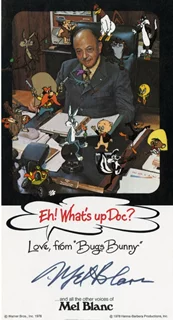 Mel Blanc autograph