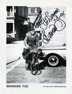 Bernard Fox autograph