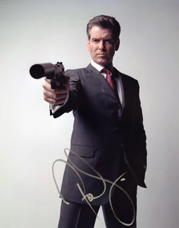 Pierce Brosnan autograph
