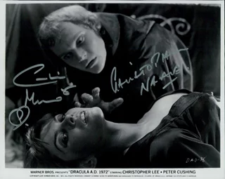 Dracula A.D. 1972  autograph