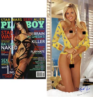 Playboy Magazine autograph