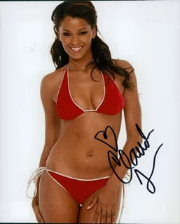 Claudia Jordan autograph