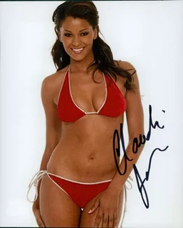 Claudia Jordan autograph