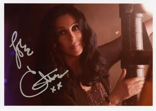 Cher autograph