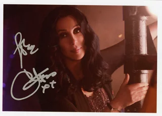 Cher autograph