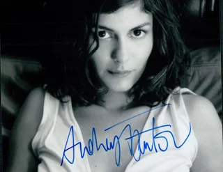 Audrey Tautou autograph