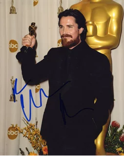 Christian Bale autograph
