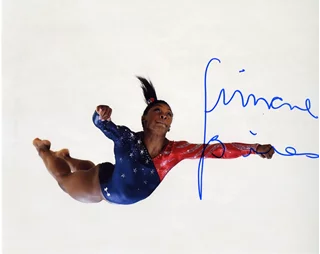 Simone Biles autograph