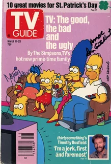 The Simpsons autograph