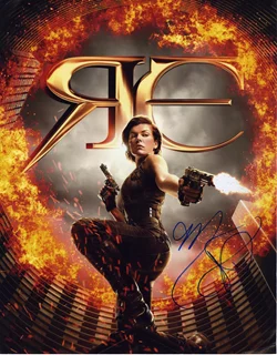 Milla Jovovich autograph