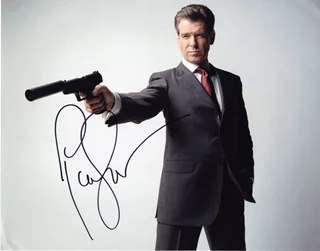 Pierce Brosnan autograph