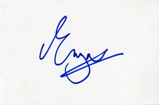 Enya autograph