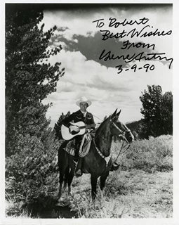 Gene Autry autograph