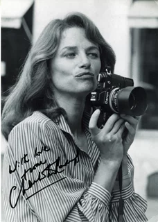 Charlotte Rampling autograph